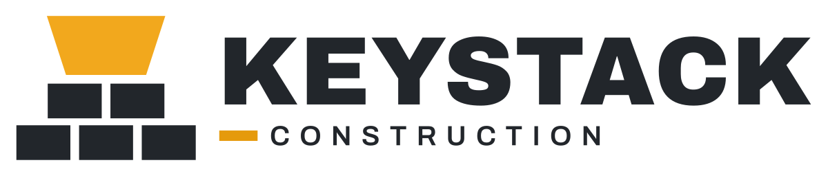 Keystack Construction concept logo